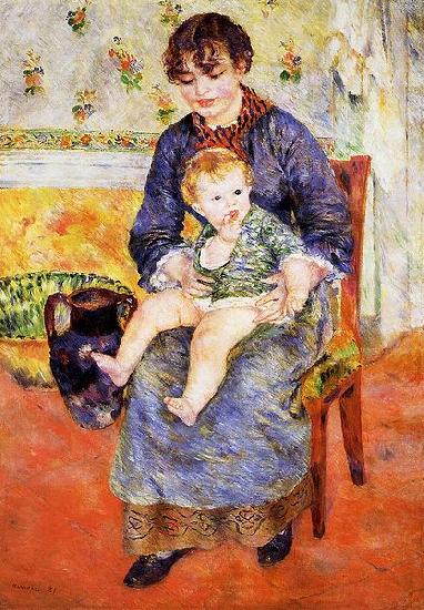 Pierre Auguste Renoir Mere et enfant oil painting picture